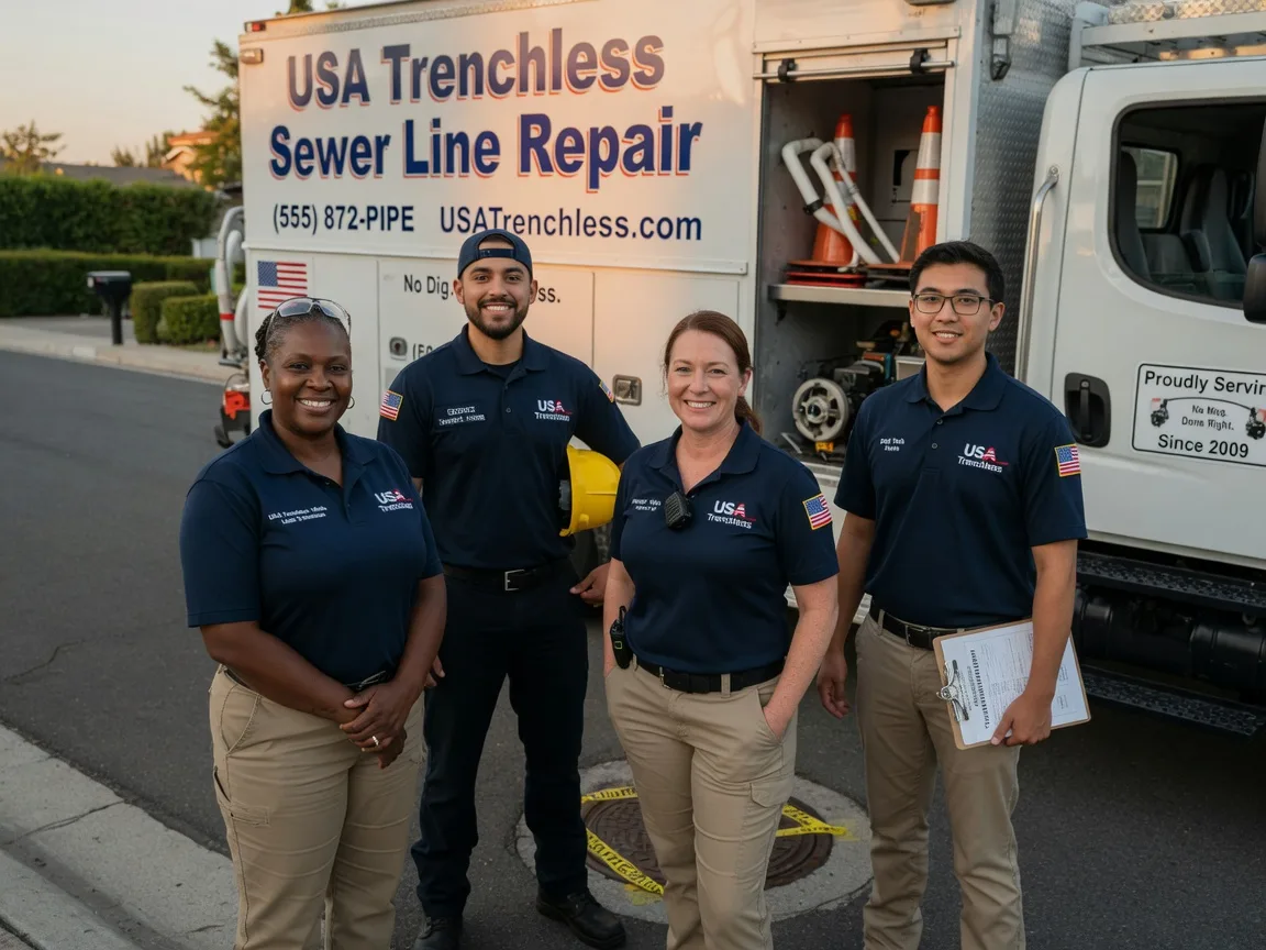 Sewer Line Repair company in Sunny Side, GA